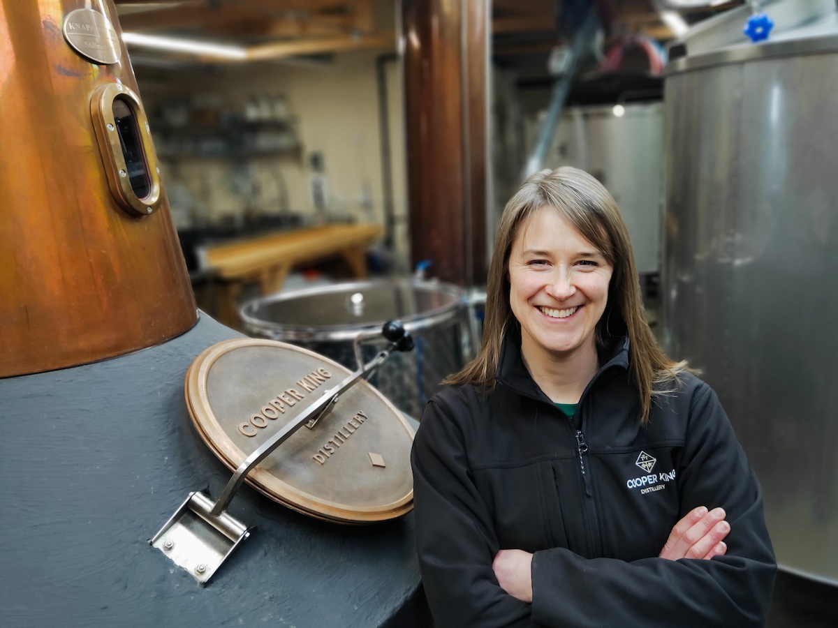 Abbie Co-Founder Cooper King Distillery Dartmoor Whisky Blog